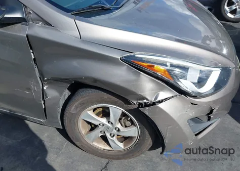 2015 Hyundai Elantra Se from USA, damaged, VIN 5NPDH4AE8FH585739